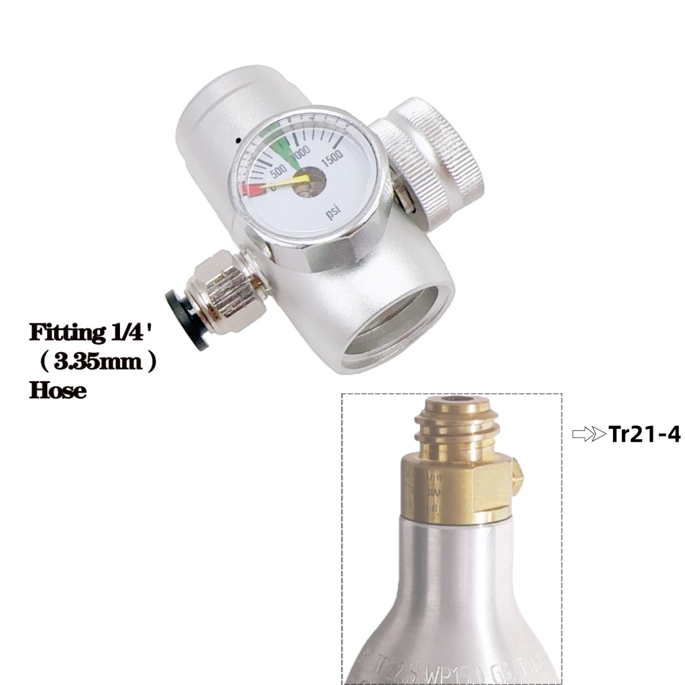Wine Beer Pub - CO2 Regulator Tr21-4 Thread Pressure Reduction