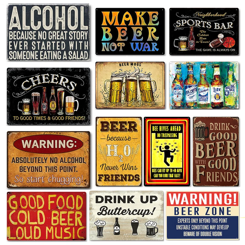 Metal Sign Bar Pub BBQ Shop Wa - Wine Beer Pub recension och pris