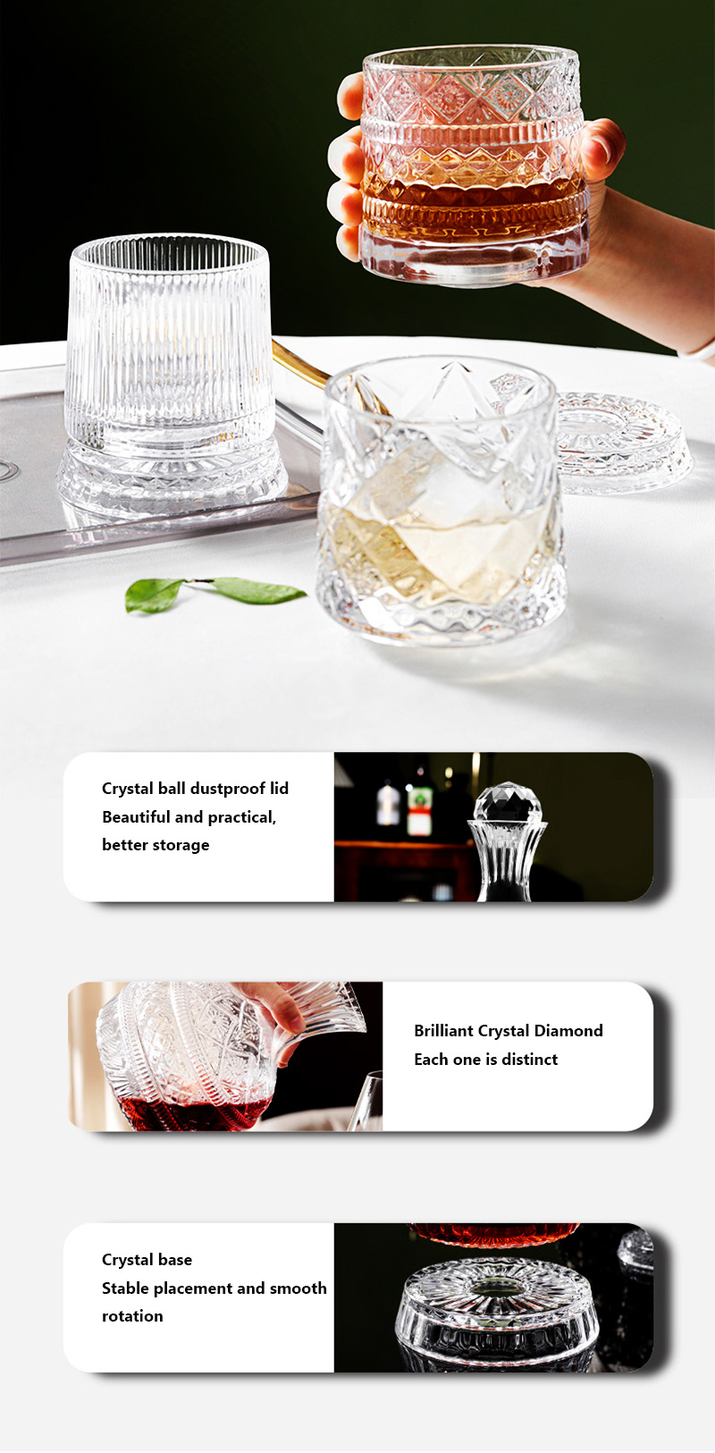 DEOUNY European Star Diamond R - Wine Beer Whiskey recension och pris