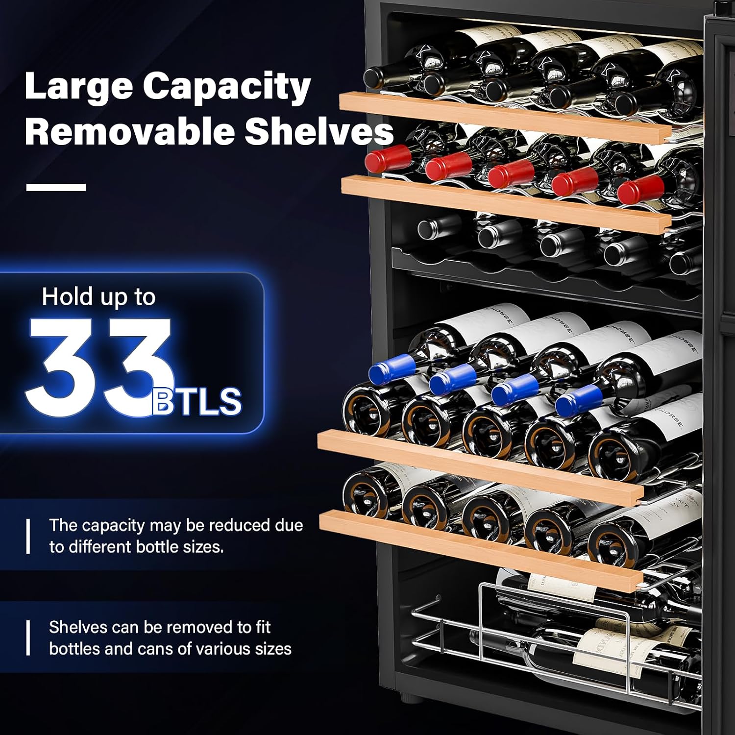 33 Bottle Dual Zone Wine Coole - Wine Beer Dual Zone recension och pris