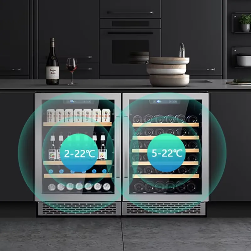 48 Bottle Wine Fridge Dual Gla - Wine Beer Dual Zone recension och pris