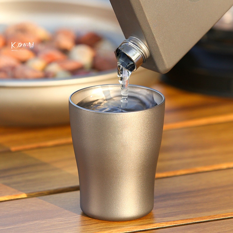 Pure Titanium Double Layered M - Wine Beer Brand recension och pris