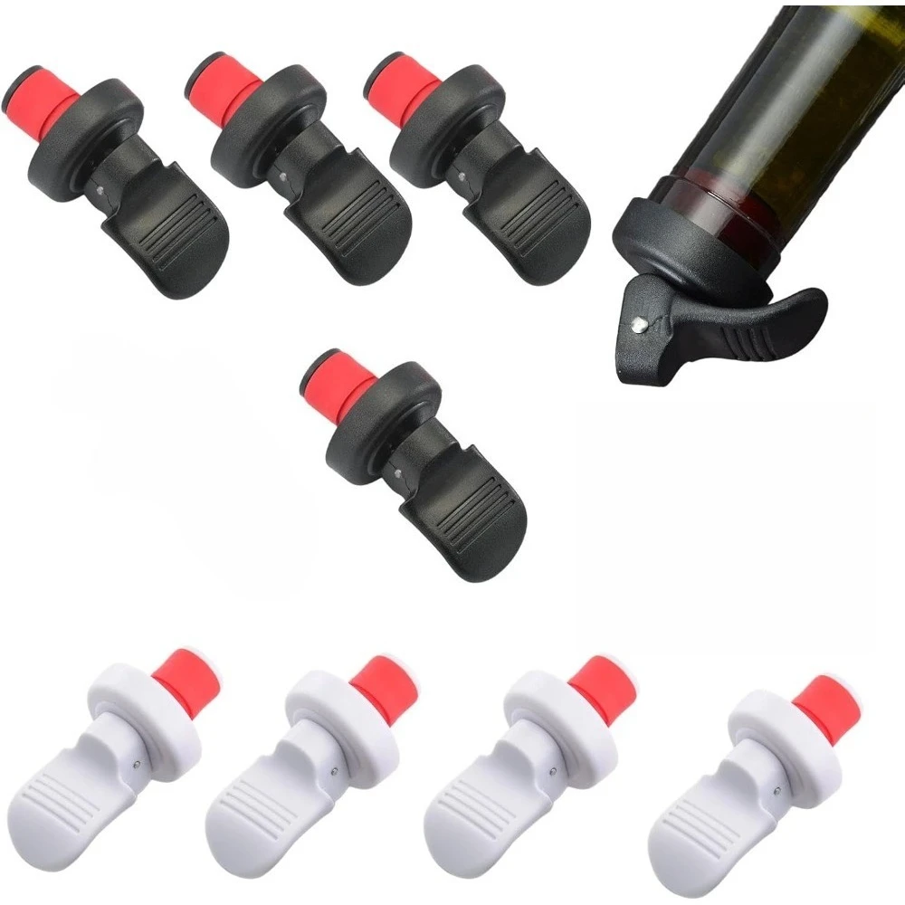 4PackWineBottle Stoppers Whisk - Wine Beer Market recension och pris
