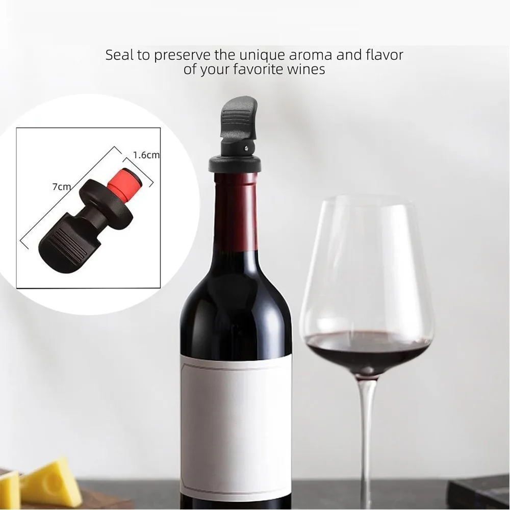 4PackWineBottle Stoppers Whisk - Wine Beer Market recension och pris