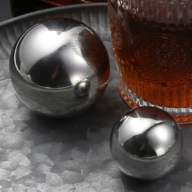 1PC Reusable Stainless Steel I - Whiskey Stone Set recension och pris