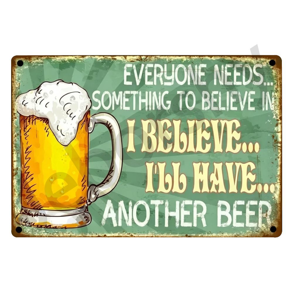 Metal Sign Whiskey Wine Alcoho - Wine Beer Brand recension och pris