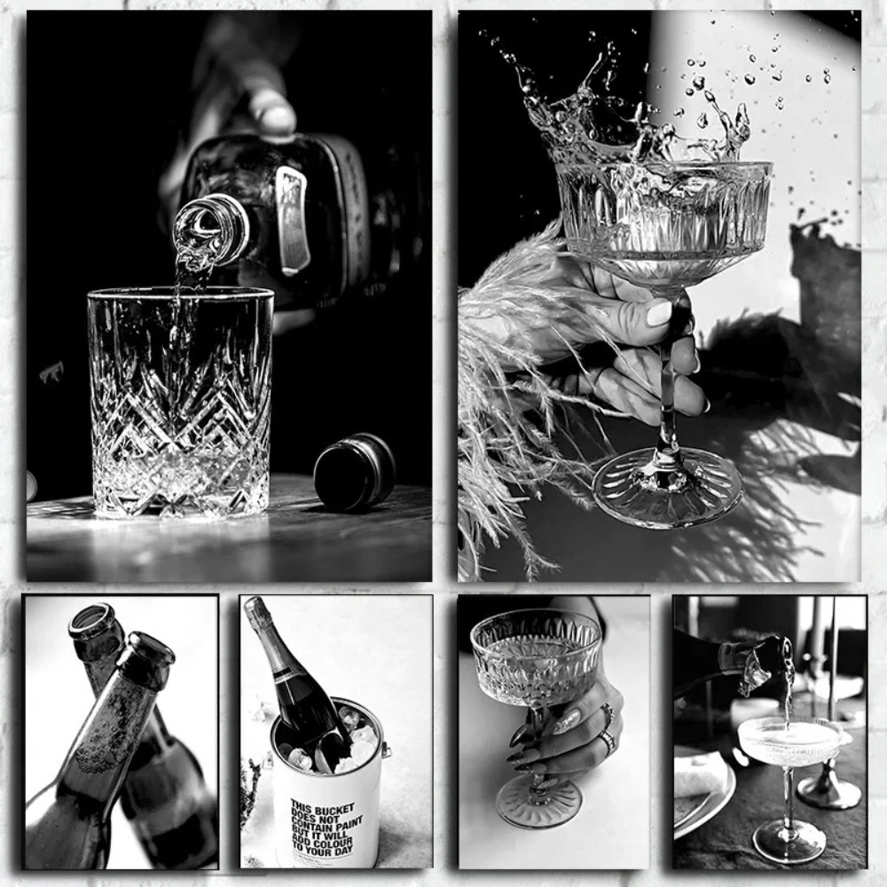 Black and white bar champagne  - Whisky Beer And Wine recension och pris