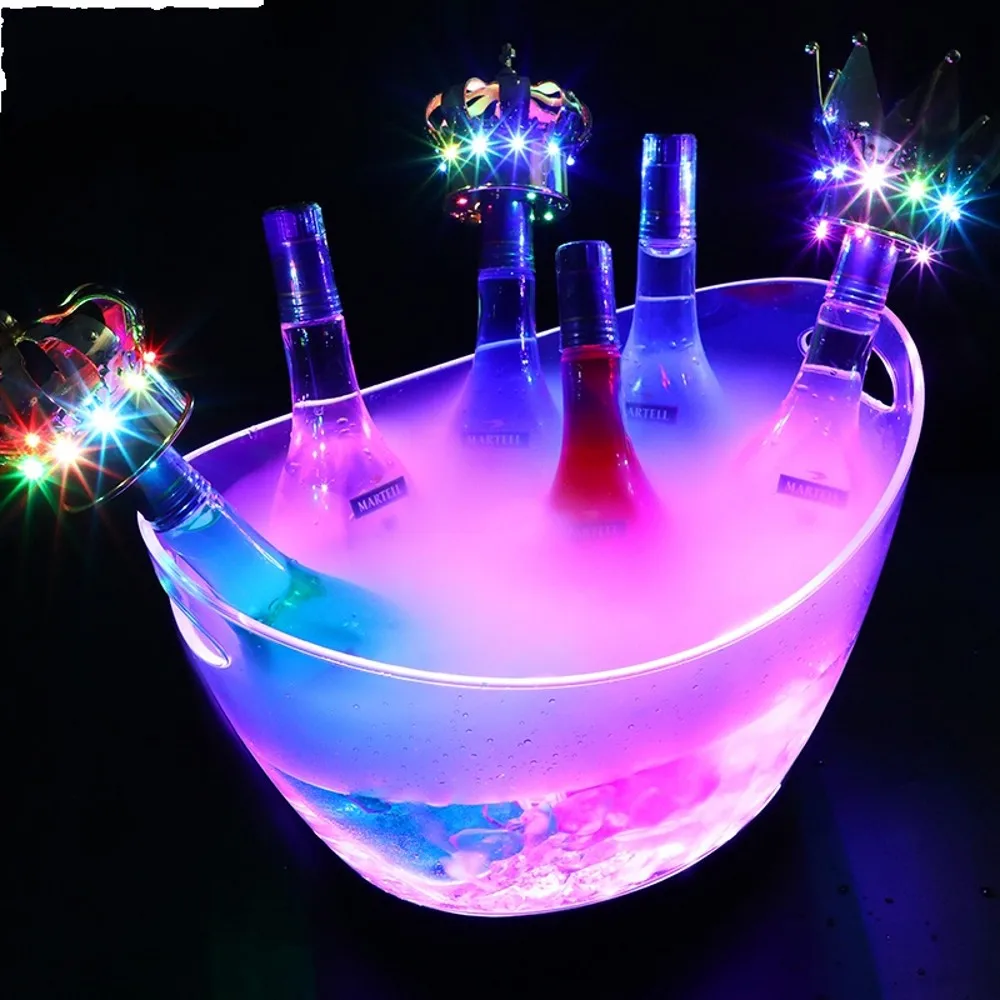 8L Transparent LED Luminous Ic - Beer Wine Up recension och pris