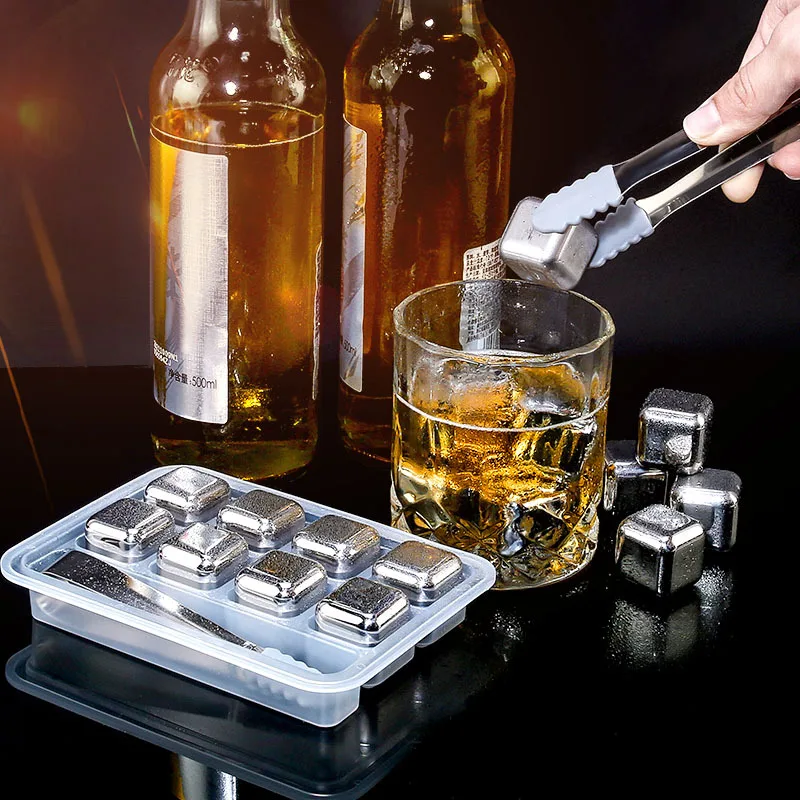 Bar Tool 4/6/8 Pcs Stainless S - Whiskey Stone Set recension och pris