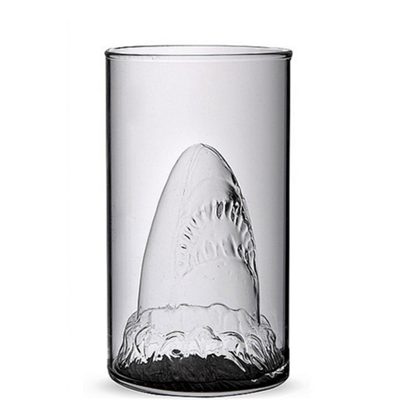 300ml Shark Drinking Double Gl - Whisky Beer And Wine recension och pris