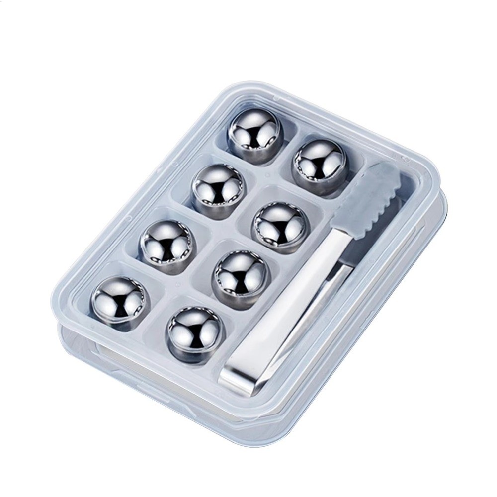 25mm Stainless Steel Ice Cubes - Whiskey Stone Set recension och pris