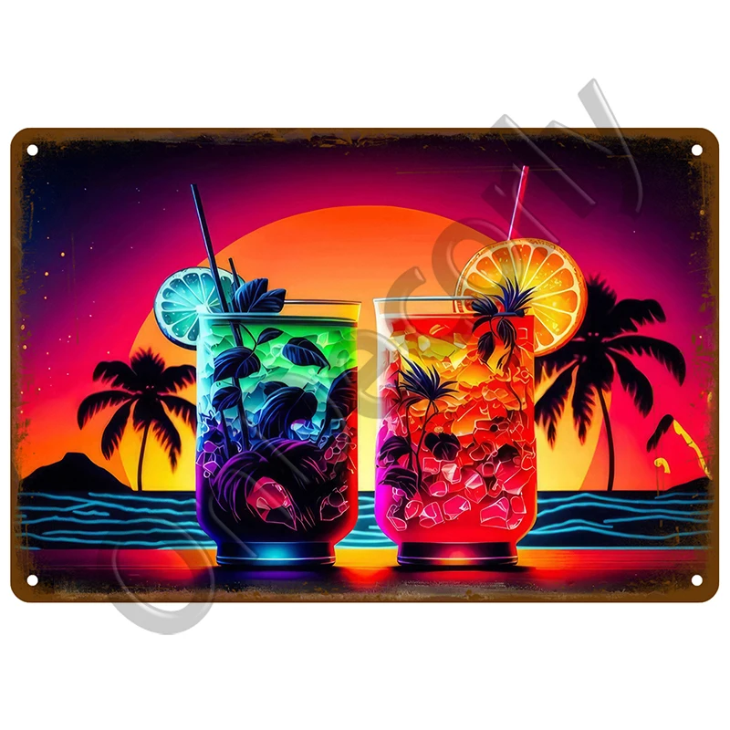 Metal Sign Whiskey Wine Alcoho - Wine Beer Brand recension och pris