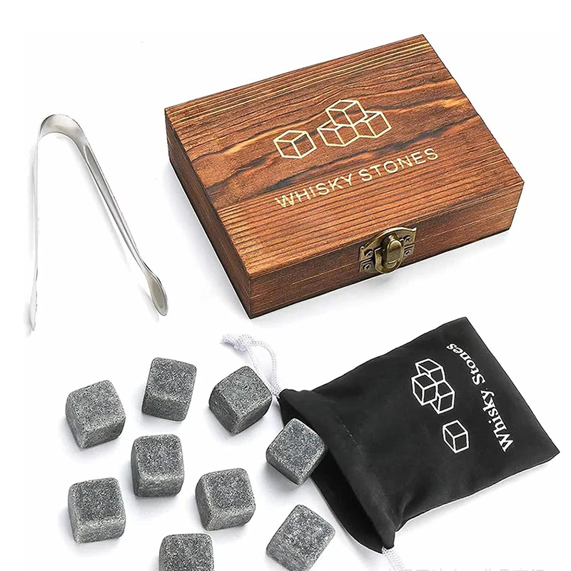 Whisky Stones Gift Set 9 Pcs N - Whiskey Stone Set recension och pris