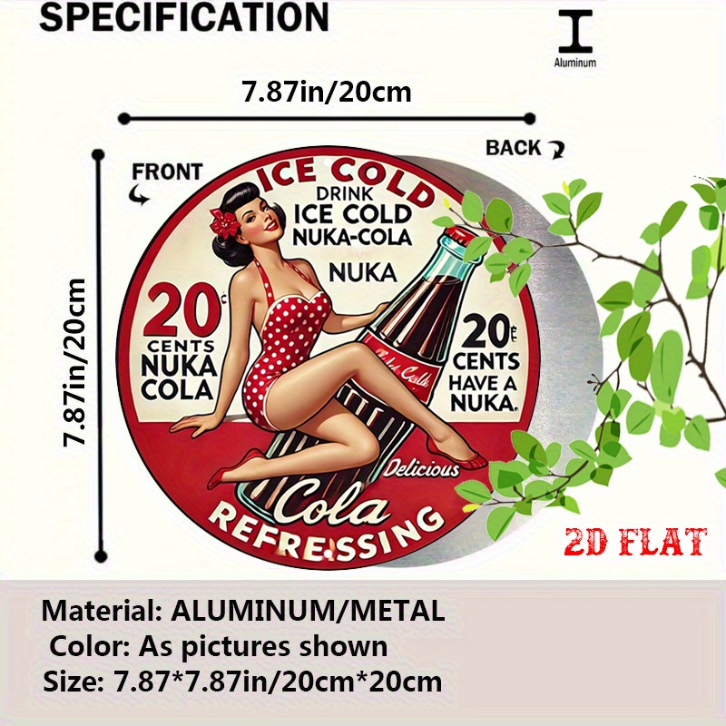 2D Flat, 1pc Retro Pin-Up 7.87 - Wine Tag Label recension och pris
