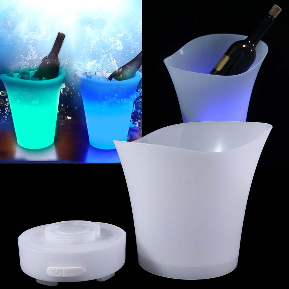 5L 7L LED Ice Bucket Colorful  - Beer Wine Up recension och pris