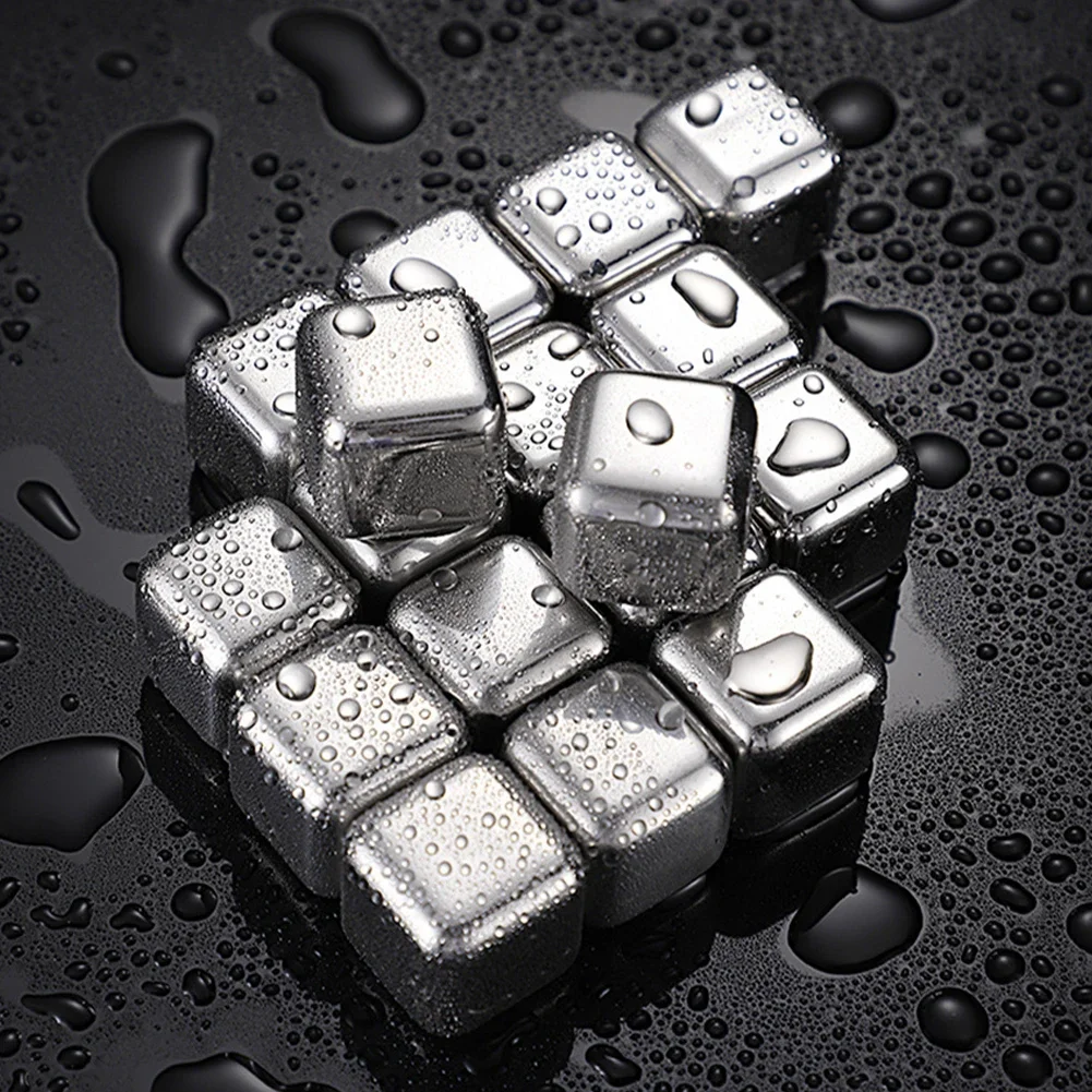 Stainless Steel Ice Block Reus - Whiskey Stone Set recension och pris