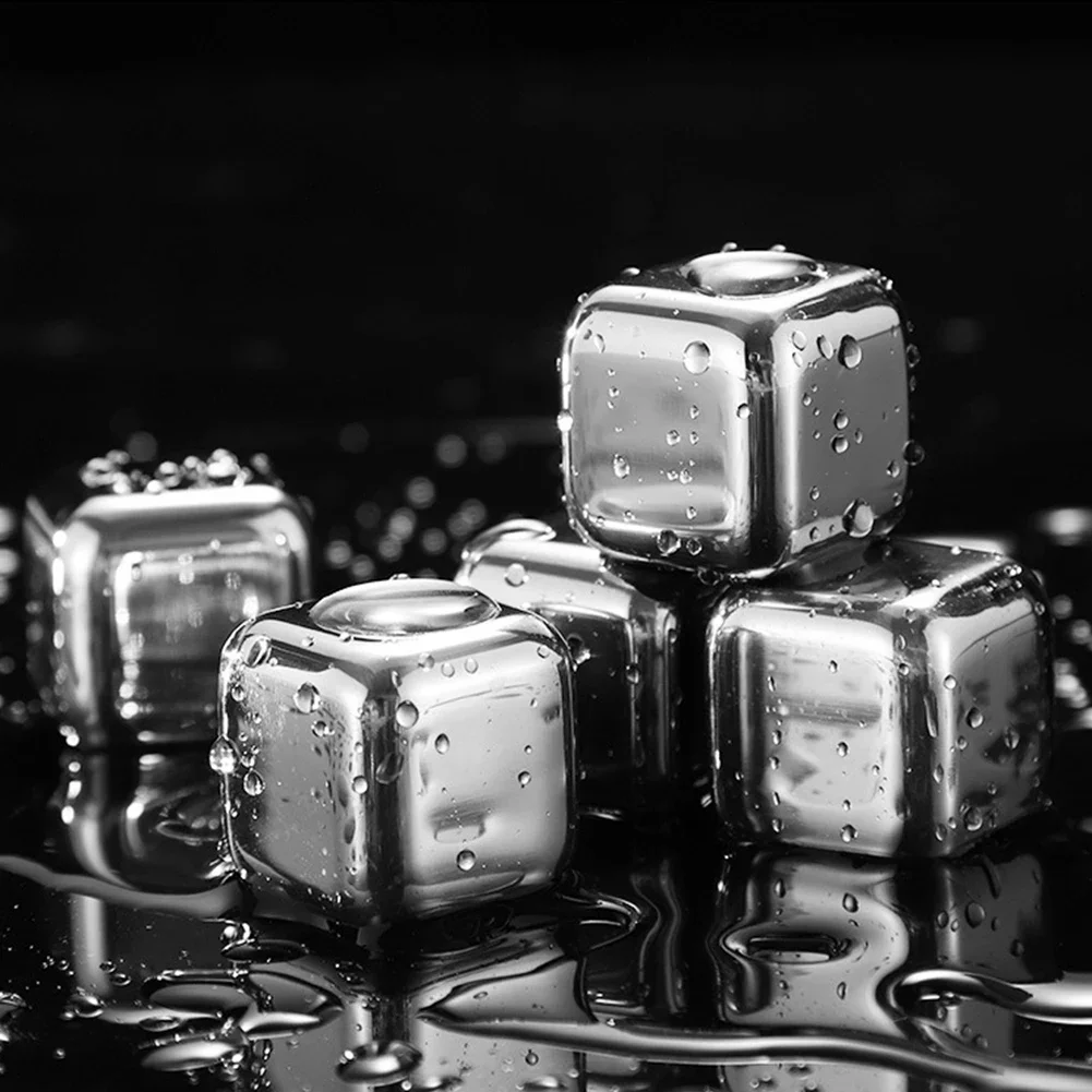 Stainless Steel Ice Block Reus - Whiskey Stone Set recension och pris