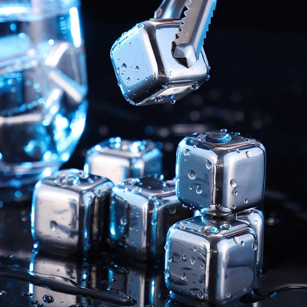 Stainless Steel Ice Block Reus - Whiskey Stone Set recension och pris