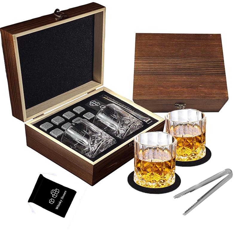 Whiskey Stones Gift Set, 8 Reu - Whiskey Stone Set recension och pris