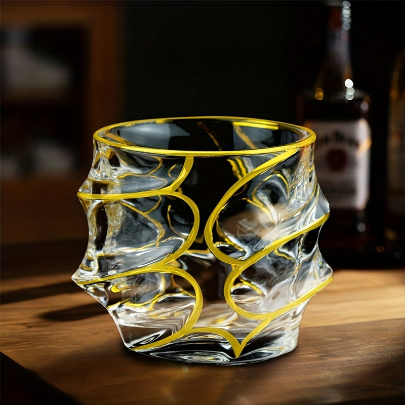Whiskey Glass Gold Line Wine W - Whisky Beer And Wine recension och pris