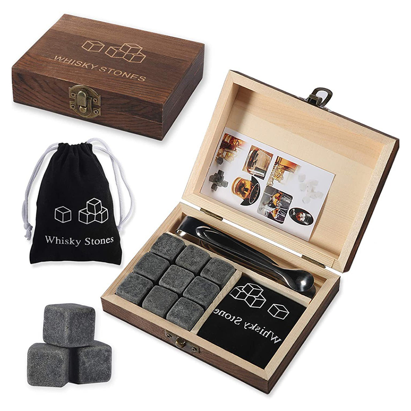 9 PCS Whisky Ice Stones Reusab - Whiskey Stone Set recension och pris
