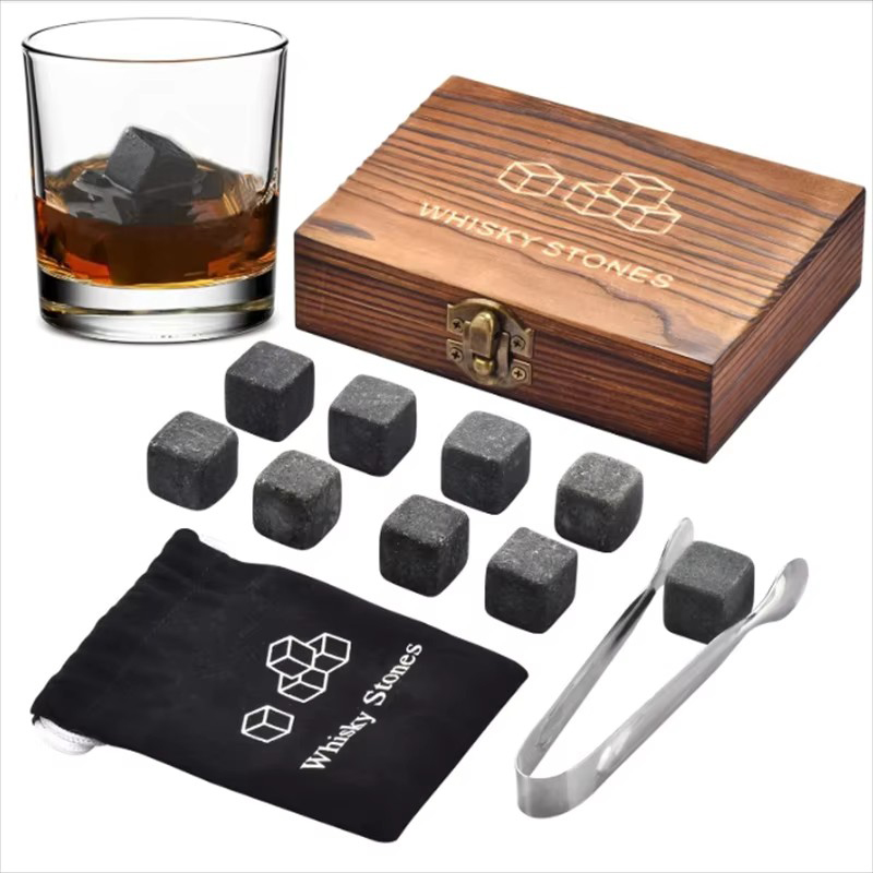 9 PCS Whisky Ice Stones Reusab - Whiskey Stone Set recension och pris