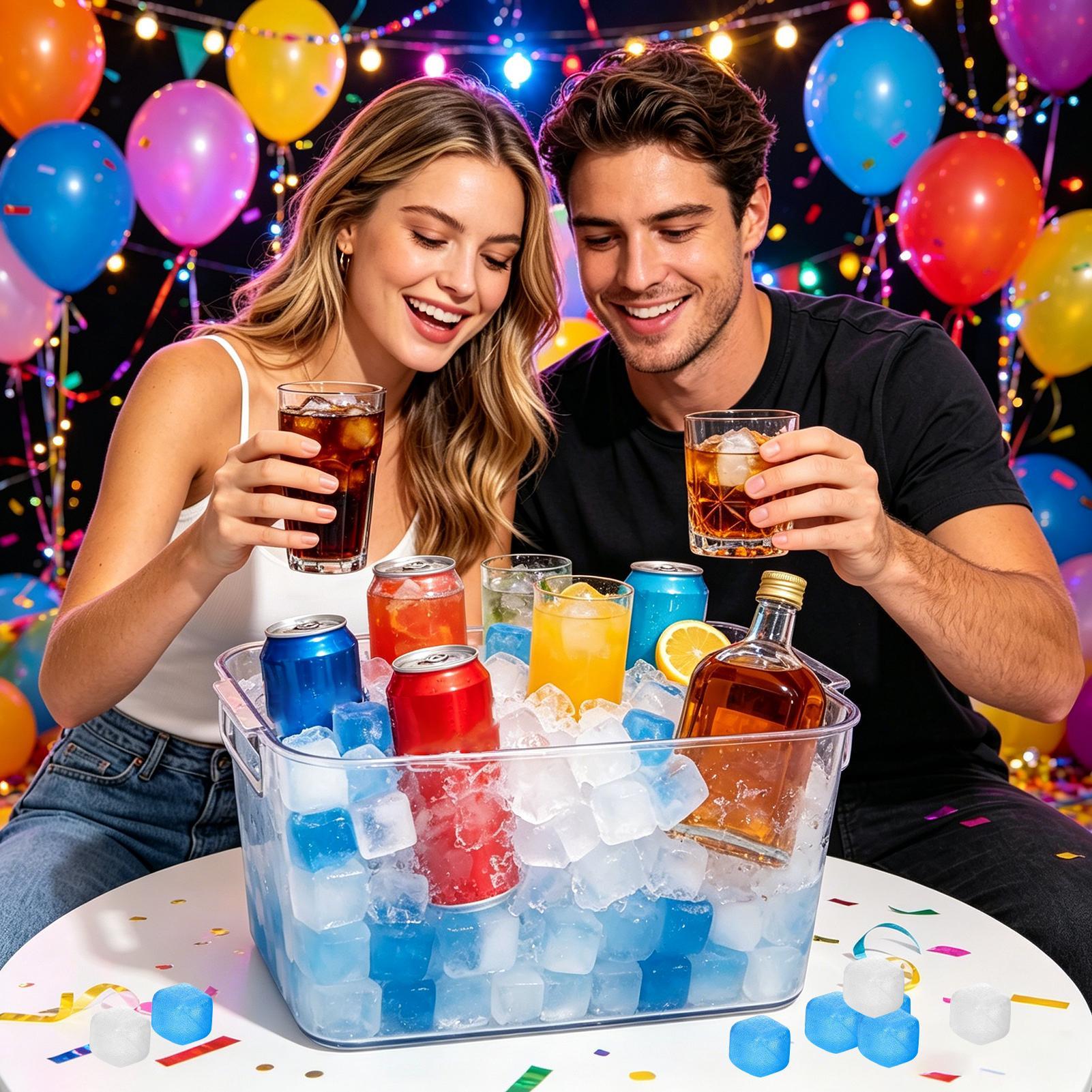 100 Pack Reusable Ice Cubes BP - Whiskey Stone Set recension och pris