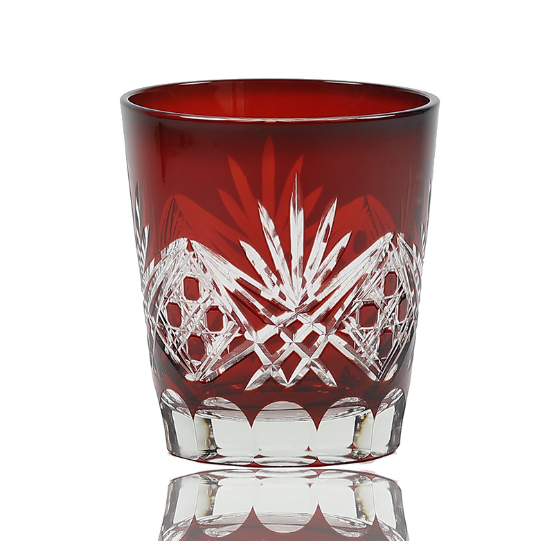 Red Edo Crystal Whisky Glass J - Whisky Beer And Wine recension och pris