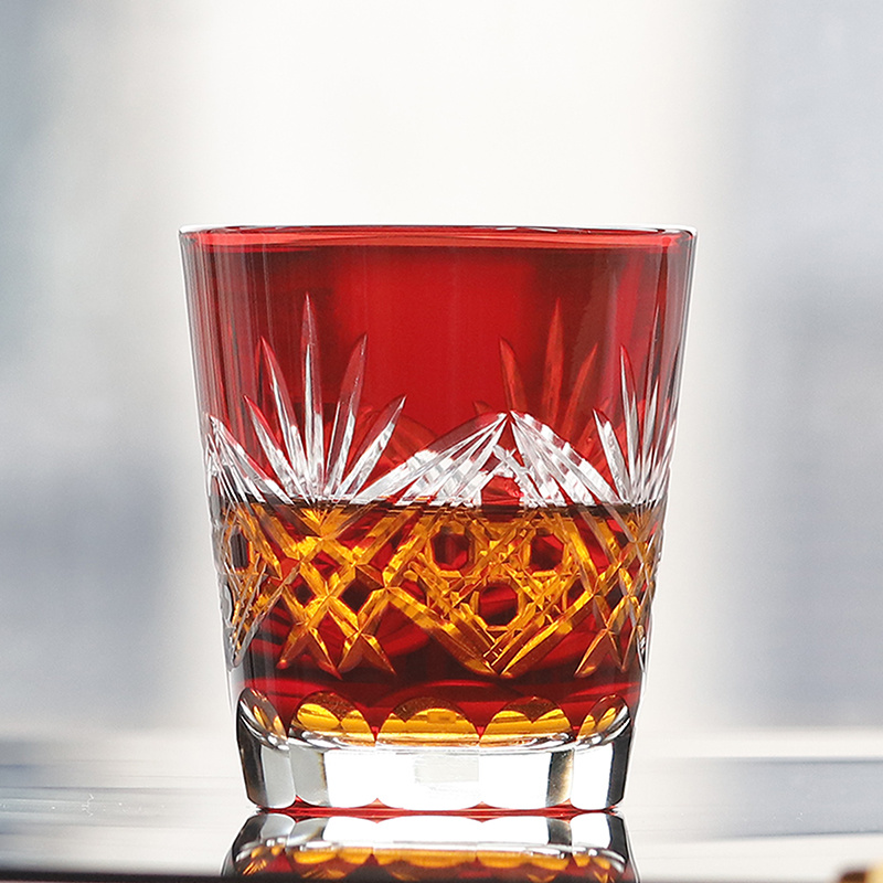 Red Edo Crystal Whisky Glass J - Whisky Beer And Wine recension och pris