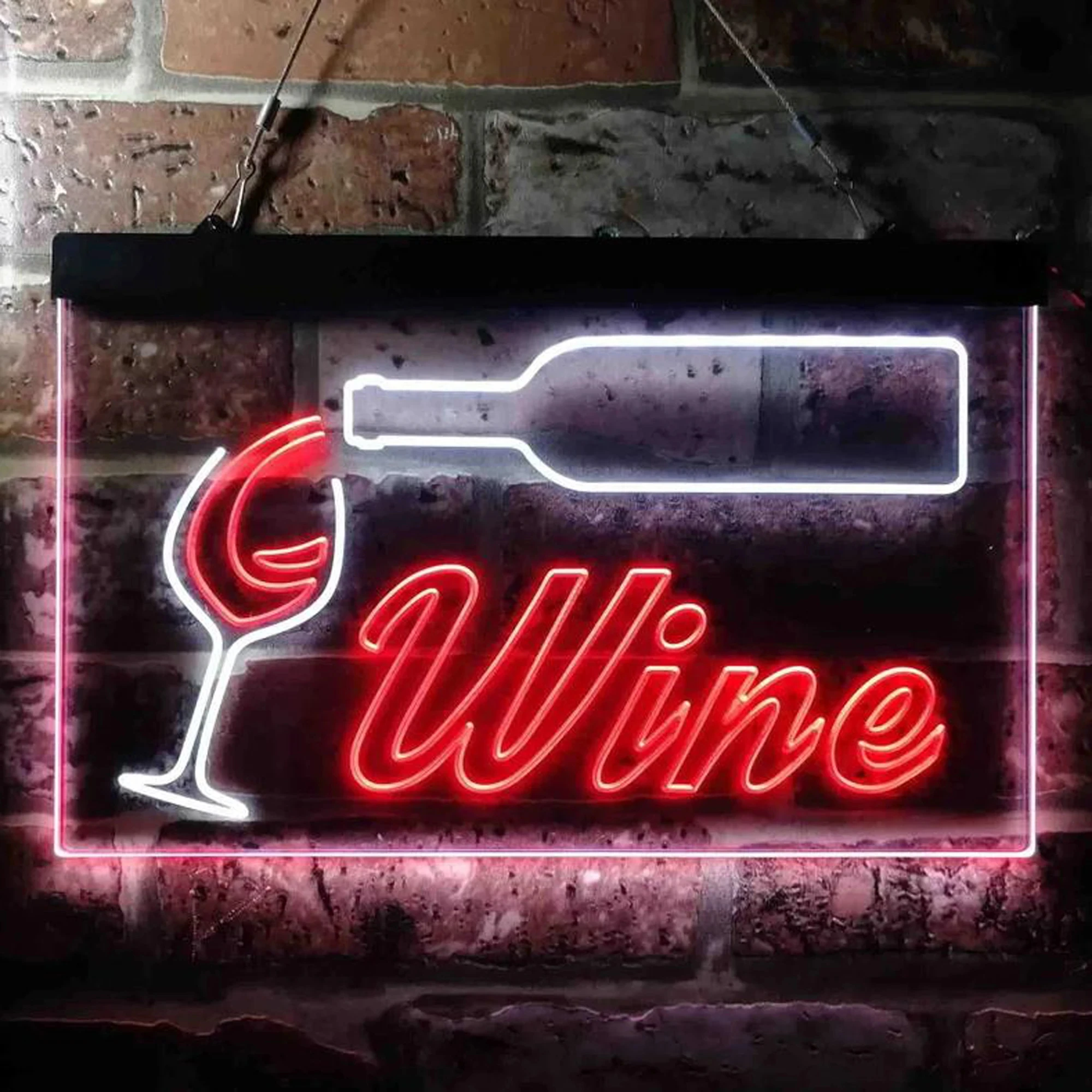 Dual Color LED Neon Wine Bar P - Wine Beer Pub recension och pris