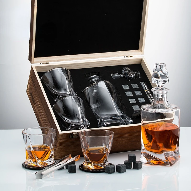 Whiskey Decanter and Stones Gi - Whiskey Stone Set recension och pris
